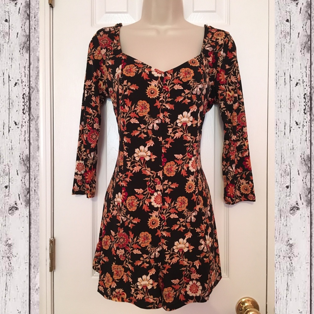 Forever 21 Floral Romper